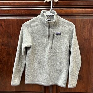 Patagonia 1/4 zip pullover youth size M/10